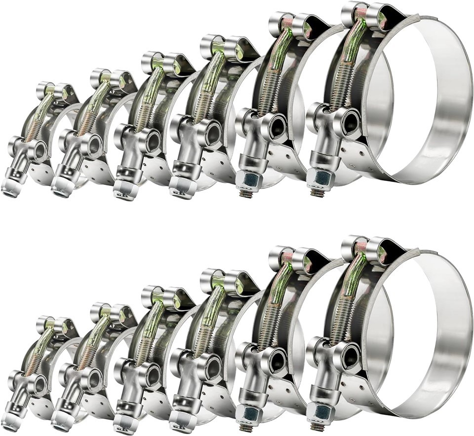 T-Bolt Hose Clamps, Stainless Steel_304