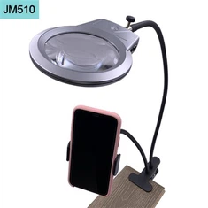 Lámpara de escritorio con lupa LED